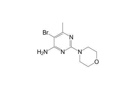 (5-bromo-6-methyl-2-morpholino-pyrimidin-4-yl)amine