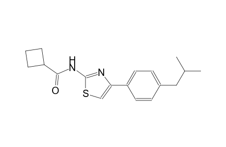 N-[4-(4-isobutylphenyl)-1,3-thiazol-2-yl]cyclobutanecarboxamide