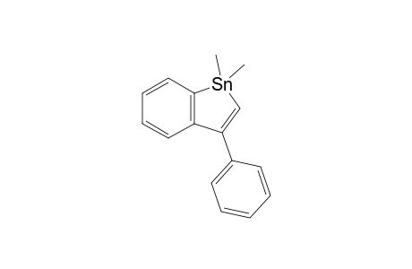 1,1-Dimethyl-3-phenyl-1-stannaindene