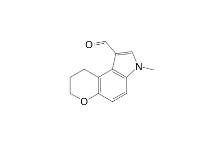 3-Methyl-8,9-dihydro-7H-pyrano[3,2-e]indole-1-carbaldehyde