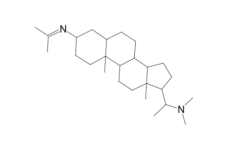 5.alpha.-Pregnane-3.beta.,20.alpha.-diamine, N3-isopropylidene-N20,N20-dimethyl-