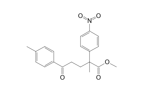 Methyl 2-methyl-5-(4-methylphenyl)-2-(4-nitrophenyl)-5-oxopentanoate