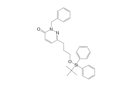 2-BENZYL-6-[3-(TERT.-BUTYLDIPHENYLSILYLOXY)-PROPYL]-PYRIDAZIN-3(2H)-ONE