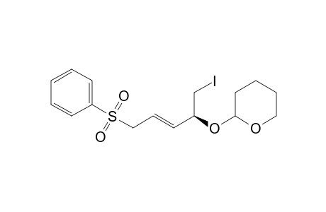 2-[(E,1S)-4-(benzenesulfonyl)-1-(iodomethyl)but-2-enoxy]tetrahydropyran