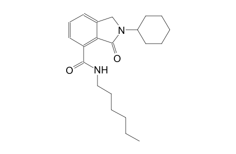 1H-isoindole-4-carboxamide, 2-cyclohexyl-N-hexyl-2,3-dihydro-3-oxo-