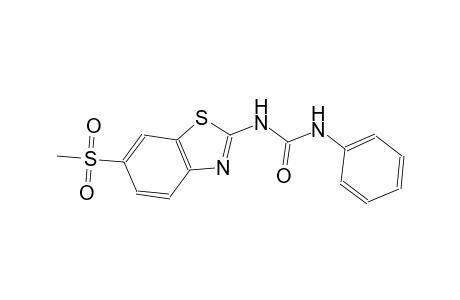 N-[6-(methylsulfonyl)-1,3-benzothiazol-2-yl]-N'-phenylurea