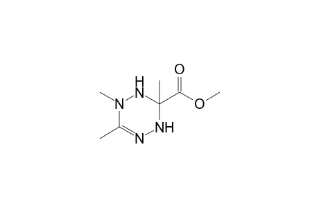 3-(Methoxycarbonyl)-1,2,3,4-tetrahydro-1,3,6-trimethyl-1,2,4,5-tetrazine