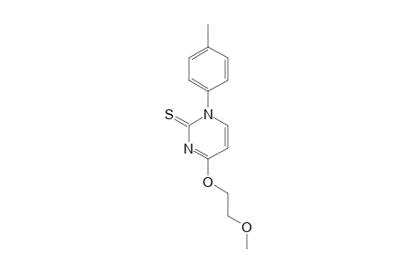 4-(2-METHOXY)-ETHOXY-1-PARA-TOLYLPYRIMIDINE-2(1H)-THIONE