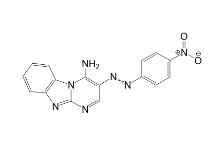 3-((4-Nitrophenyl)diazenyl)benzo[4,5]imidazo[1,2-a]pyrimidin-4-amine