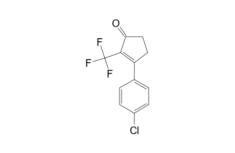 3-(4-CHLOROHENYL)-2-(TRIFLUOROMETHYL)-CYCLOPENT-2-EN-1-ONE