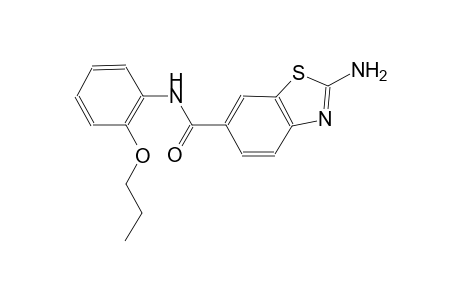 2-amino-N-(2-propoxyphenyl)-1,3-benzothiazole-6-carboxamide