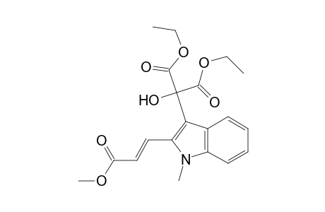 2-hydroxy-2-[2-[(E)-3-keto-3-methoxy-prop-1-enyl]-1-methyl-indol-3-yl]malonic acid diethyl ester