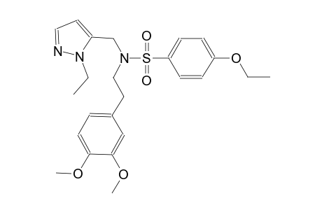benzenesulfonamide, N-[2-(3,4-dimethoxyphenyl)ethyl]-4-ethoxy-N-[(1-ethyl-1H-pyrazol-5-yl)methyl]-