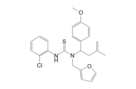 thiourea, N'-(2-chlorophenyl)-N-(2-furanylmethyl)-N-[1-(4-methoxyphenyl)-3-methyl-3-butenyl]-