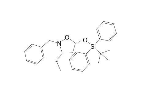 cis-2-Benzyl-5-(tert-butyldimethylsiloxy)-3-ethylisoxazolidine