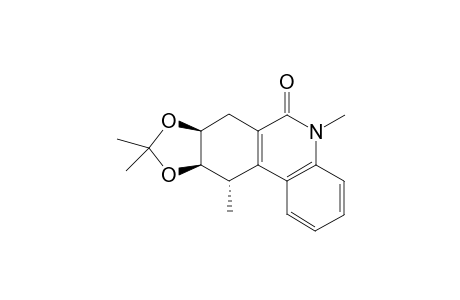 (7aS,10aR,11S)-5,9,9,11-Tetramethyl-7,7a,10a,11-tetrahydro-5H-[1,3]dioxolo[4,5-j]phenanthridin-6-one