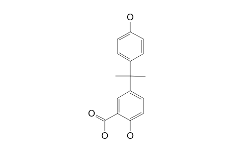 5-(alpha,alpha-DIMETHYL-p-HYDROXYBENZYL)SALICYLIC ACID