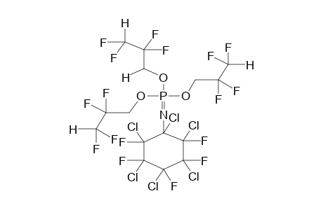 1-TRIS(2,2,3,3-TETRAFLUOROPROPOXY)PHOSPHAZO-1,2,3,4,5,6-HEXACHLOROPENTAFLUOROCYCLOHEXANE