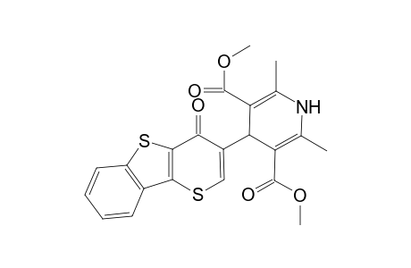 Dimethyl 1,4-dihydro-2,6-dimethyl-4-(4'-oxo-4H-benzothieno[3,2-b]thiopyran-3'-yl)pyridine-3,5-dicarboxylate