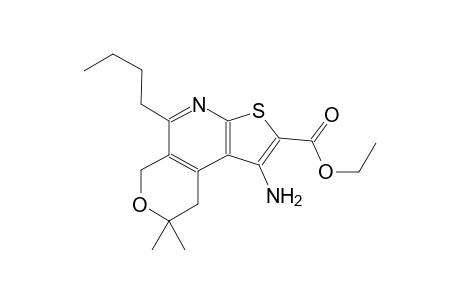 6H-pyrano[4,3-d]thieno[2,3-b]pyridine-2-carboxylic acid, 1-amino-5-butyl-8,9-dihydro-8,8-dimethyl-, ethyl ester