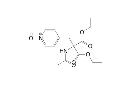 Malonic acid, acetamido(4-pyridylmethyl)-, diethyl ester, monooxide