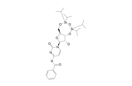 4-N-BENZOYL-3',5'-O-(TETRAISOPROPYL-DISILOXANE-1,3-DIYL)-CYTIDINE
