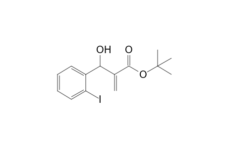 t-Butyl 3-hydroxy-3-(2-iodophenyl)-2-methylenepropanoate