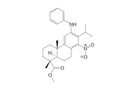 Methyl 12-(Phenyl)amino-14-nitrodehydroabietate