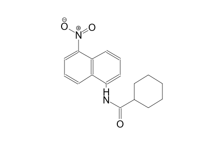 cyclohexanecarboxamide, N-(5-nitro-1-naphthalenyl)-
