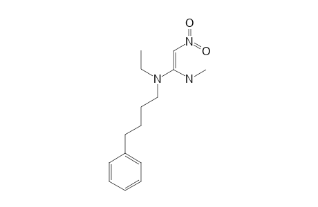 1-(N-ETHYL-4-PHENYLBUTYLAMINO)-1-(METHYLAMINO)-2-NITROETHENE