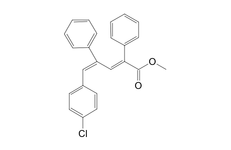 Methyl (2E,4E)-5-(4-chlorophenyl)-2,4-diphenylpenta-2,4-dienoate