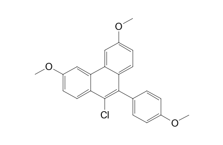 9-Chloro-3,6-dimethoxy-10-(p-methoxyphenyl)phenanthrene