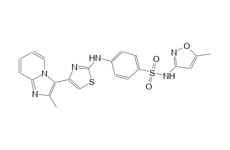 benzenesulfonamide, 4-[[4-(2-methylimidazo[1,2-a]pyridin-3-yl)-2-thiazolyl]amino]-N-(5-methyl-3-isoxazolyl)-