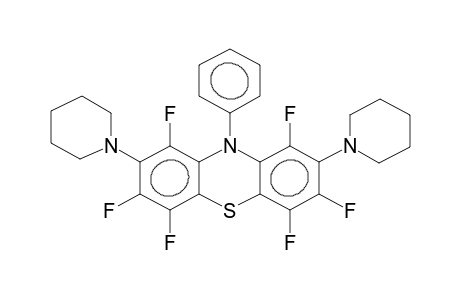 2,8-DIPIPERIDINO-10-PHENYLHEXAFLUOROPHENOTHIAZINE