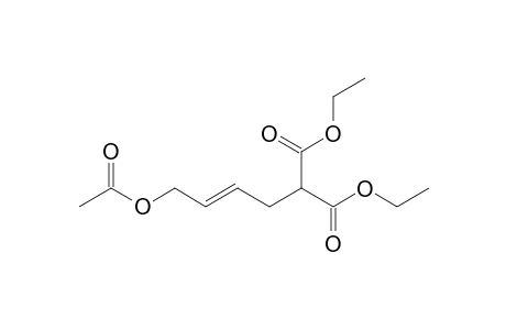 2-[(E)-4-acetoxybut-2-enyl]malonic acid diethyl ester