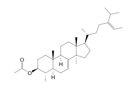 (24E)-24-ETHYL-29-NOR-5-ALPHA-LANOSTA-7,24(24(1))-DIEN-3-BETA-YL-ACETATE