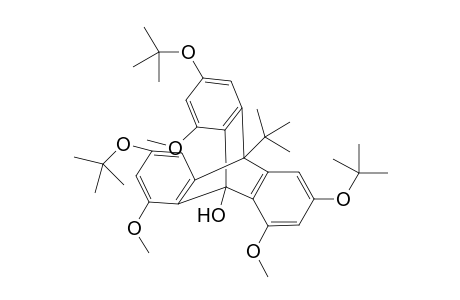 3,6,14-tri-tert-butoxy-10-butyl-9-hydroxy-1,8,16-trimethoxytriptycene