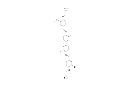 3,3'-DIMETHOXY-4,4'-DI-(2,3-EPOXYPROPOXY-N-BENZYLIDENE)-ORTHO-TOLIDINE
