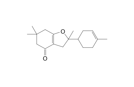 2,6,6-trimethyl-2-(4-methyl-1-cyclohex-3-enyl)-5,7-dihydro-3H-benzofuran-4-one