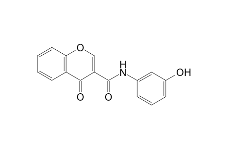 N-(3-Hydroxyphenyl)-4-oxo-4H-chromene-3-carboxamide