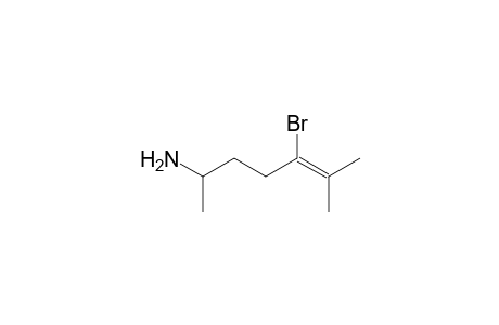 5-Bromo-6-methyl-5-hepten-2-amine