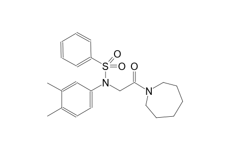 benzenesulfonamide, N-(3,4-dimethylphenyl)-N-[2-(hexahydro-1H-azepin-1-yl)-2-oxoethyl]-