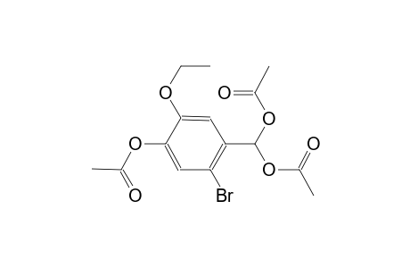 (acetyloxy)[4-(acetyloxy)-2-bromo-5-ethoxyphenyl]methyl acetate