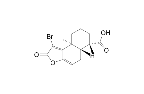 Naphtho[2,1-b]furan-6-carboxylic acid, 1-bromo-2,5,5a,6,7,8,9,9a-octahydro-6,9a-dimethyl-2-oxo-, [5aR-(5a.alpha.,6.beta.,9a.beta.)]-