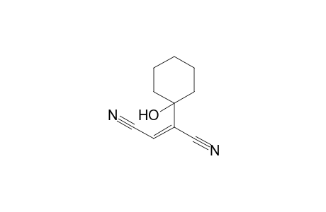 2-(1-Hydroxycyclohexyl)-2-butenedinitrile