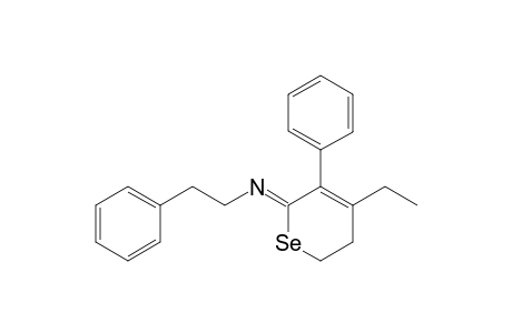 4-ETHYL-2-PHENETHYLIMINO-3-PHENYL-2H-5,6-DIHYDROSELENINE