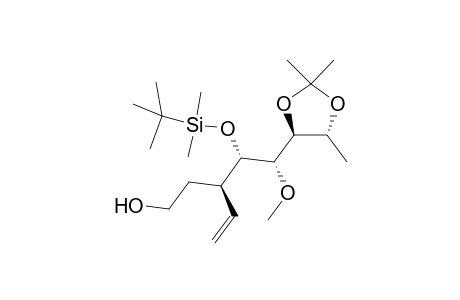 (R)-3-[(1S,2S)-1-(tert-Butyl-dimethyl-silanyloxy)-2-methoxy-2-((4S,5R)-2,2,5-trimethyl-[1,3]dioxolan-4-yl)-ethyl]-pent-4-en-1-ol