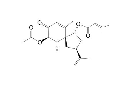 (3R,4S,5R,7S,9R)-3-ACETOXY-9-(3-METHYL-2-BUTENOYLOXY)-SOLAVETIVONE