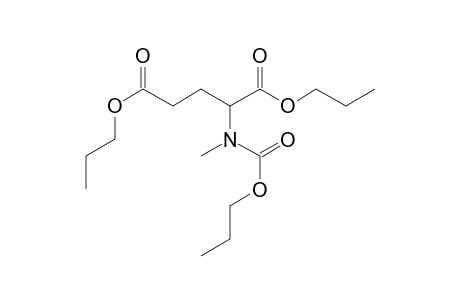 L-Glutamic acid, N-methyl-N-(N-propyloxycarbonyl)-, di-(N-propyl) ester