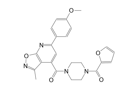 isoxazolo[5,4-b]pyridine, 4-[[4-(2-furanylcarbonyl)-1-piperazinyl]carbonyl]-6-(4-methoxyphenyl)-3-methyl-